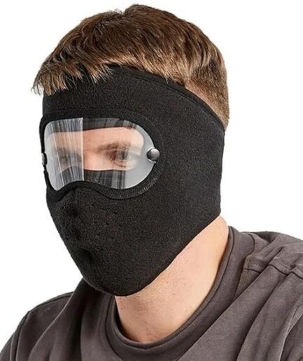 Windproof Face Mask for Winter | Unisex Full Face Cover | Cold Weather Protection Mask with Cap | Windproof & Warm Outdoor Face Shield for Cycling, Riding, Skiing, Travel & Daily Use