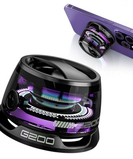 Phone Stand for iPhone, Android, TWS Pairing (Black)