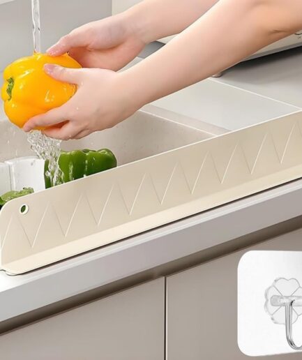 Kitchen Island Sink Backsplash Guard Lightweight for Sink Bathroom Household