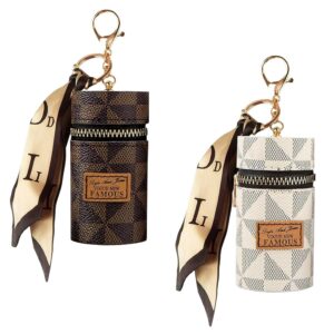 Mini Leather Keychain Bag